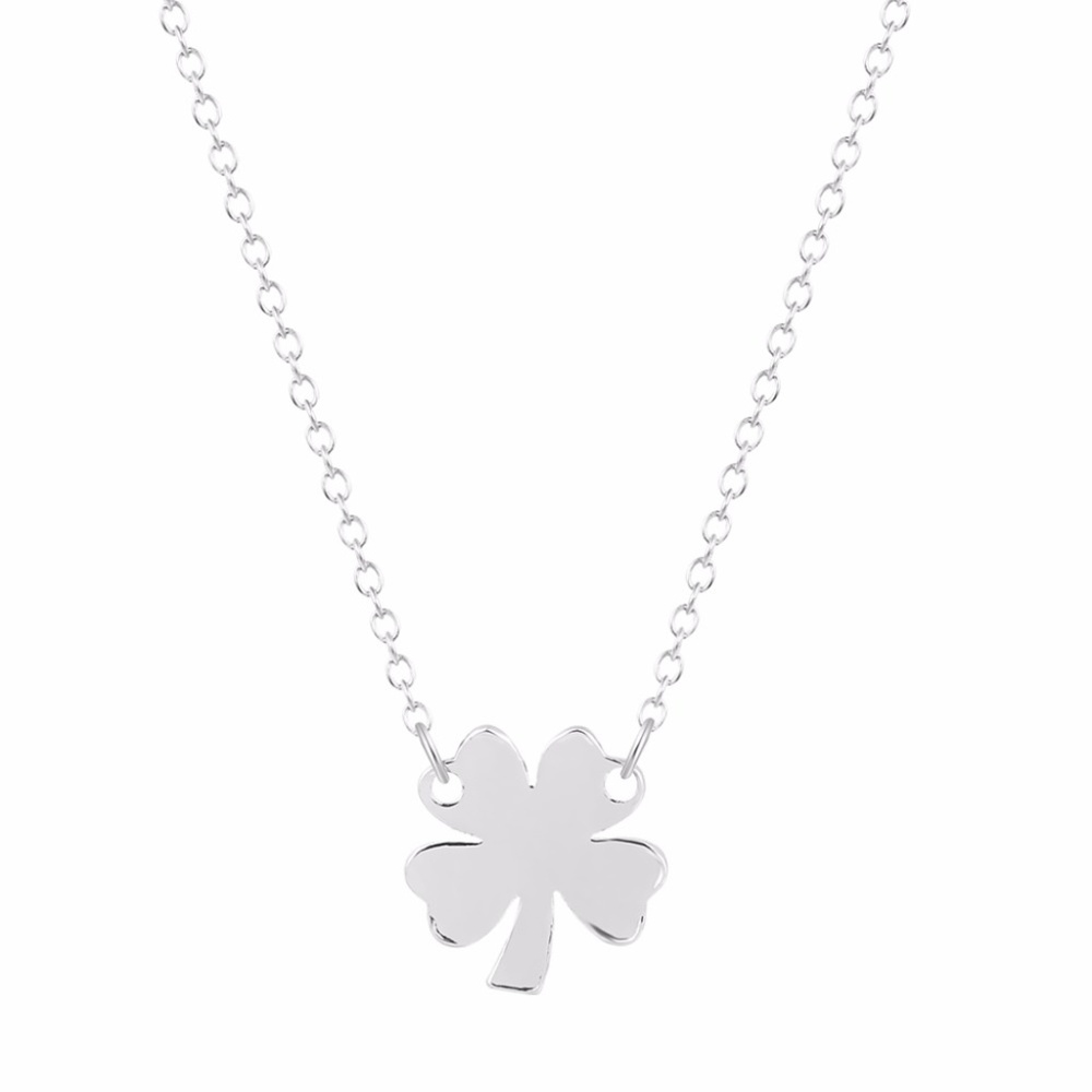 ❤️4 for $20 Sale❤️ Lucky Clover Necklace - Picture 1 of 2